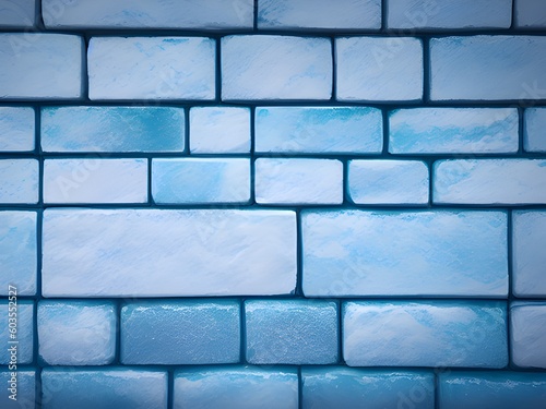 abstract background of ice brick wall