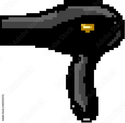 Wallpaper Mural beauty hair dryer game pixel art retro vector. bit beauty hair dryer. old vintage illustration Torontodigital.ca