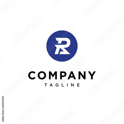  Letter R and A circle logo vector template.eps