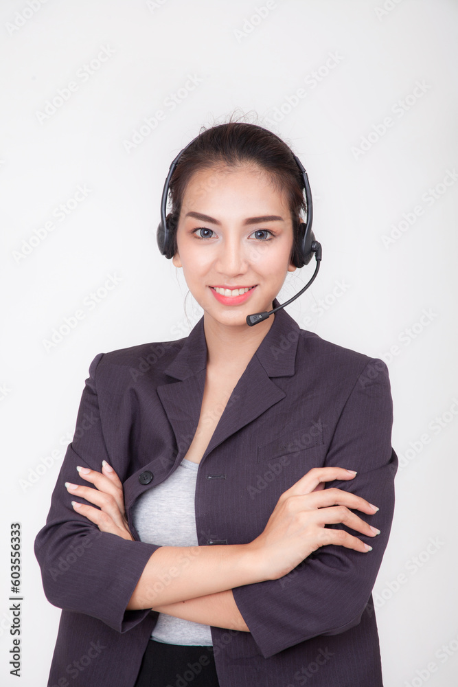 business woman on white background business woman on white background
