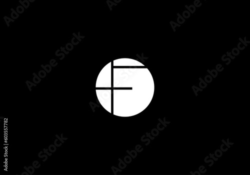 Letter F logo design concept. Initial letter emblem for business identity.