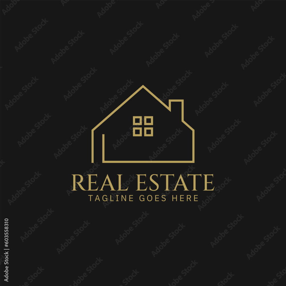 Real estate luxury logo design Real estate luxury logo design