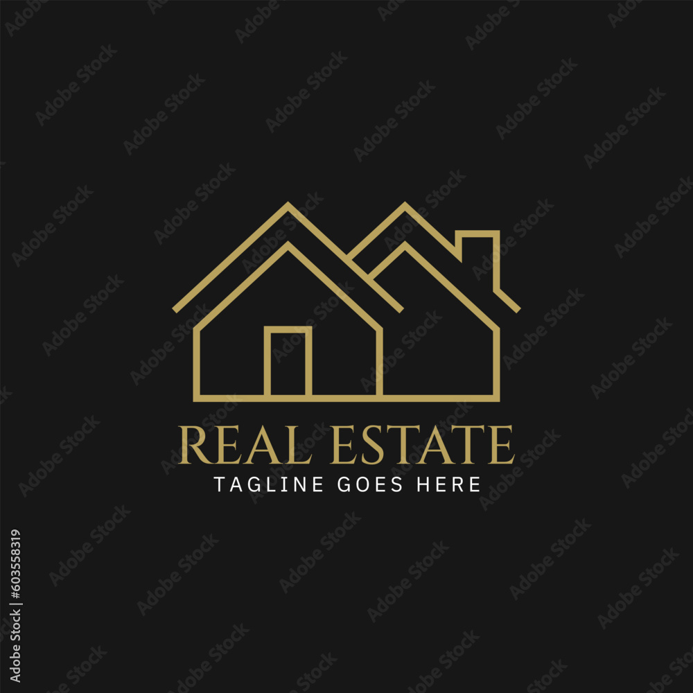 Real estate luxury logo design