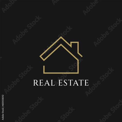 Real estate luxury logo design