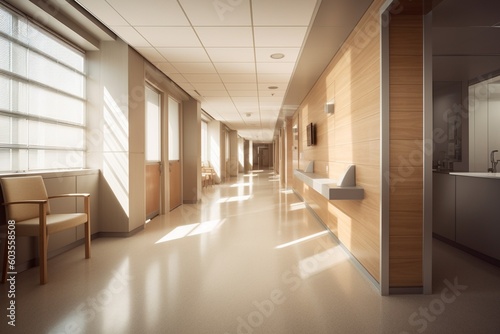 Medical Facilities Illustration Created with Generative AI