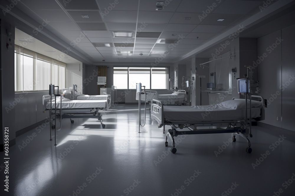 Medical Facilities Illustration Created with Generative AI Medical Facilities Illustration Created with Generative AI