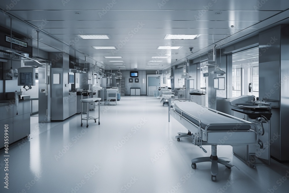 Medical Facilities Illustration Created with Generative AI Medical Facilities Illustration Created with Generative AI