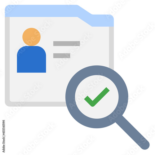 check flat style icon