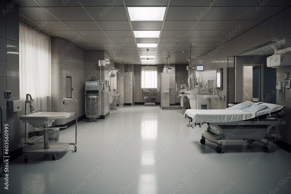 Medical Facilities Illustration Created with Generative AI Medical Facilities Illustration Created with Generative AI