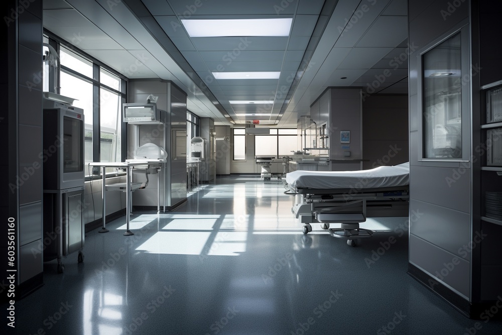 Medical Facilities Illustration Created with Generative AI Medical Facilities Illustration Created with Generative AI