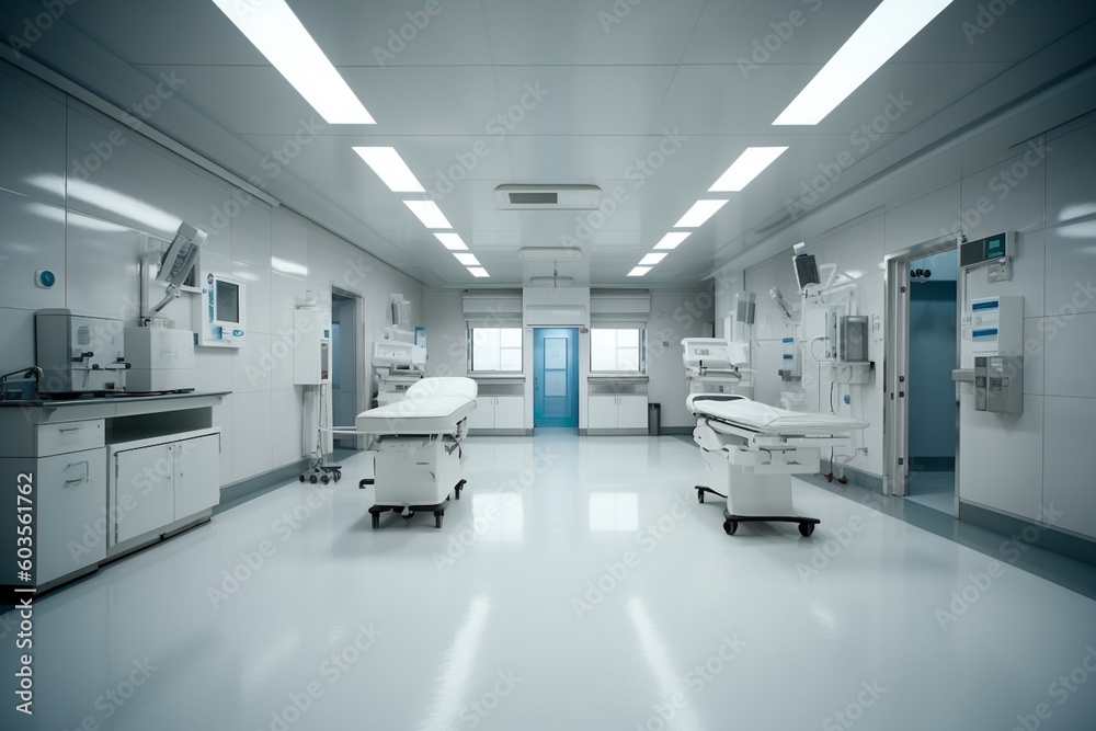 Medical Facilities Illustration Created with Generative AI Medical Facilities Illustration Created with Generative AI