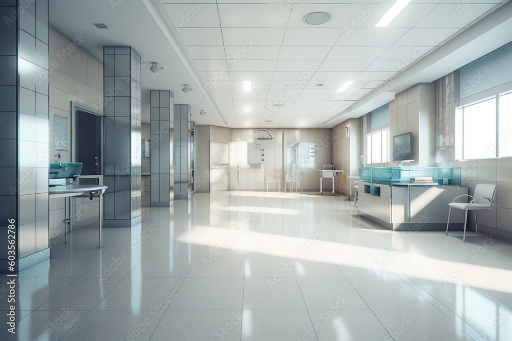 Medical Facilities Illustration Created with Generative AI Medical Facilities Illustration Created with Generative AI