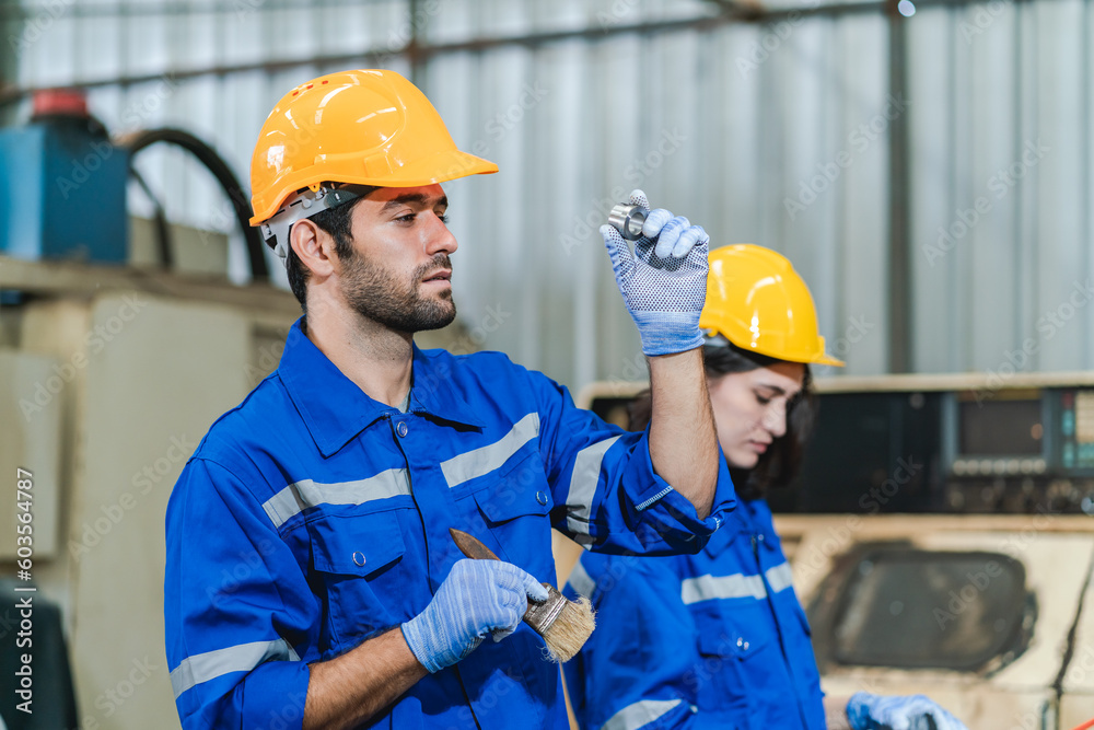 professional technician engineer with safety helmet hard hat working in industrial manufacturing factory, men at work to checking equipment of machinery production technology or construction operating professional technician engineer with safety helmet hard hat working in industrial manufacturing factory, men at work to checking equipment of machinery production technology or construction operating