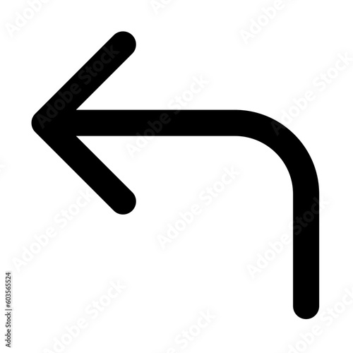 turn left icon