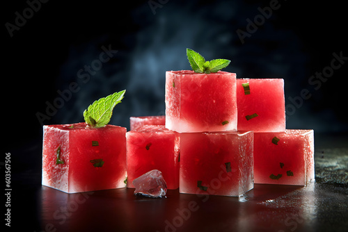 watermelon and mint