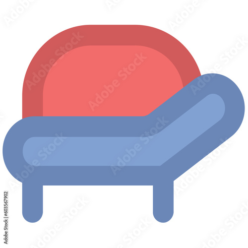 Sofa Bold Vector Icon

