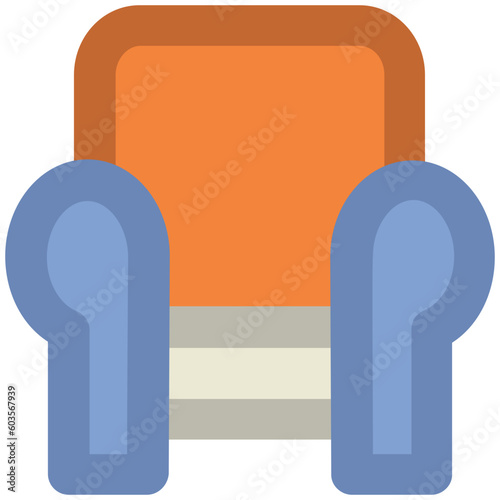 Sofa Bold Vector Icon
