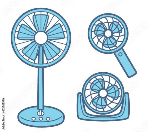 扇風機とハンディファンとサーキュレーター