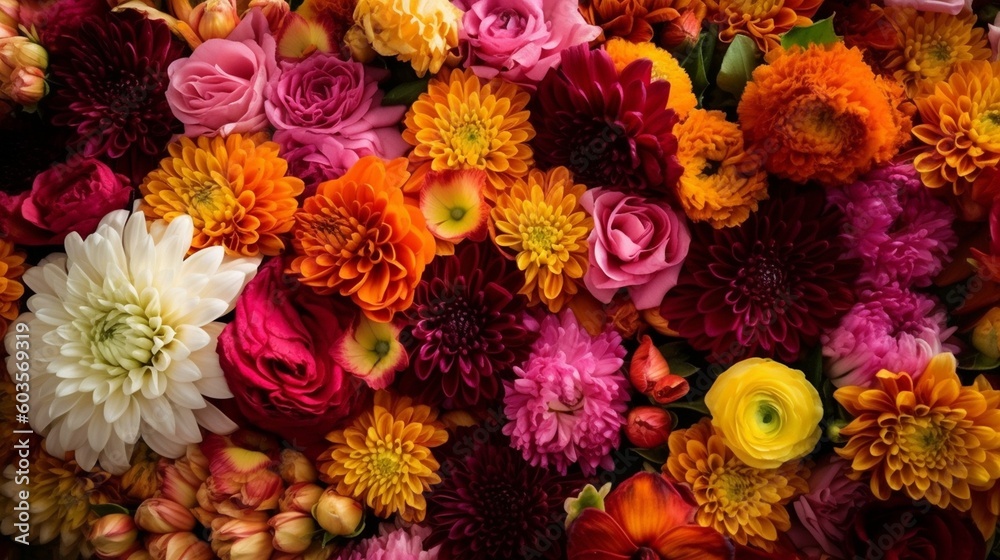 Lucky Flowers, Popular wedding flowers, AI Generative