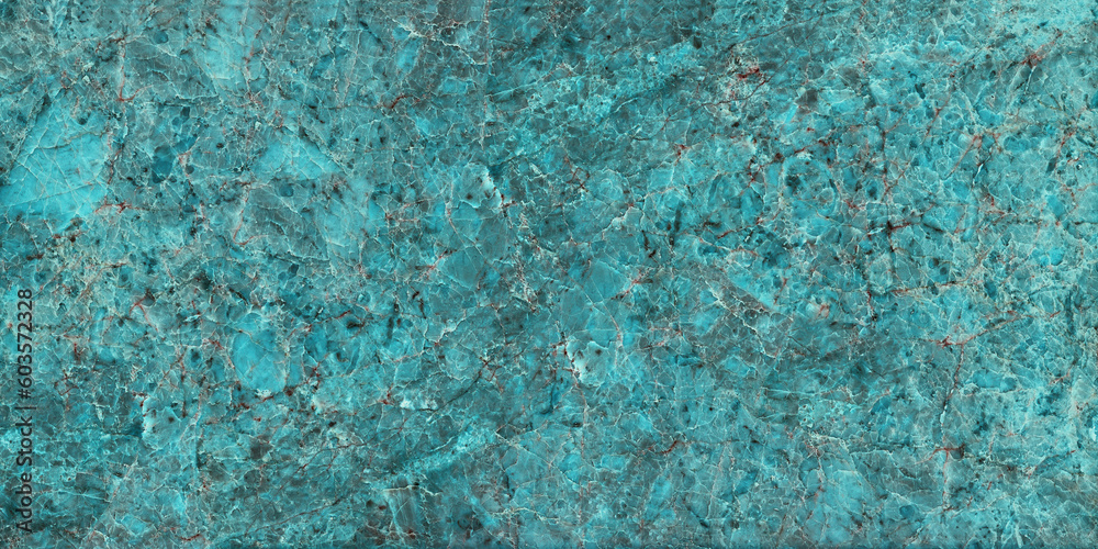 Aqua Blue Marble Texture Background, Colourful Stone with Beautiful