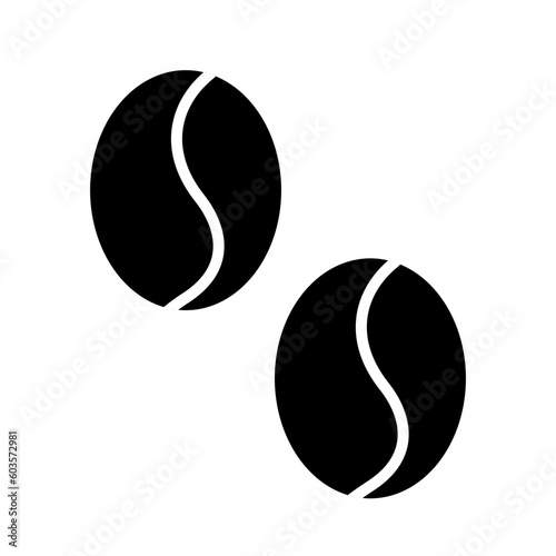 Coffee Bean Food Solid Icons and Symbold Png Illustrator photo