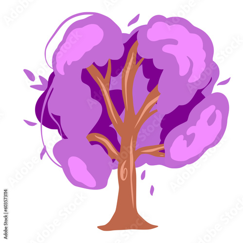 Tree illustration cute