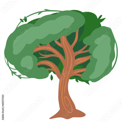 Tree illustration cute