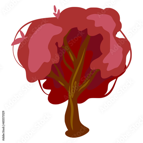 Tree illustration cute