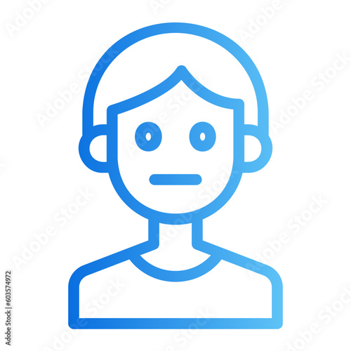 shy gradient icon