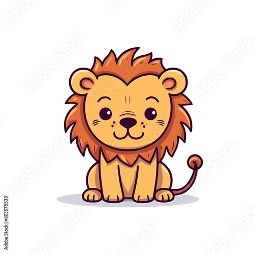 lion cartoon character style 2