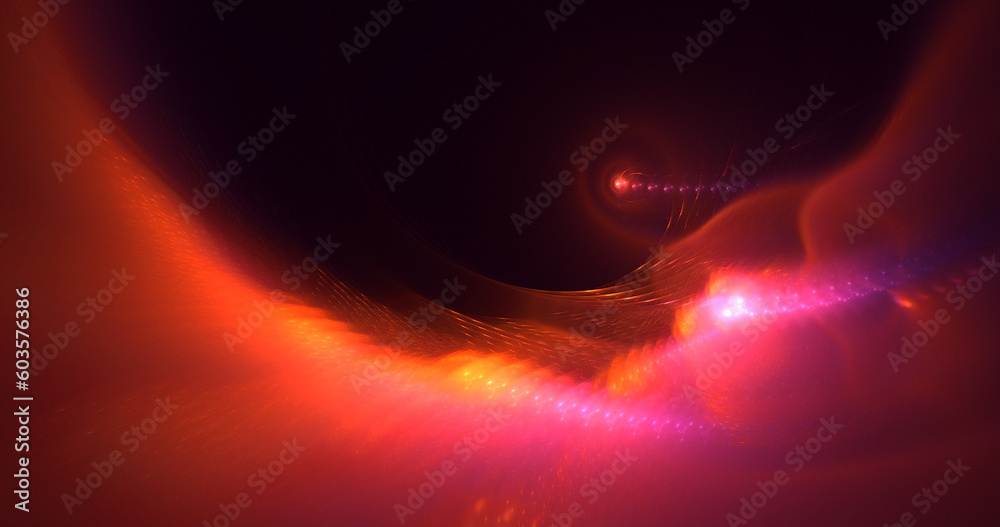 Fototapeta premium 3D rendering abstract colorful fractal light background