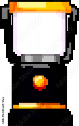portable lantern camp lamp game pixel art retro vector. bit portable lantern camp lamp. old vintage illustration