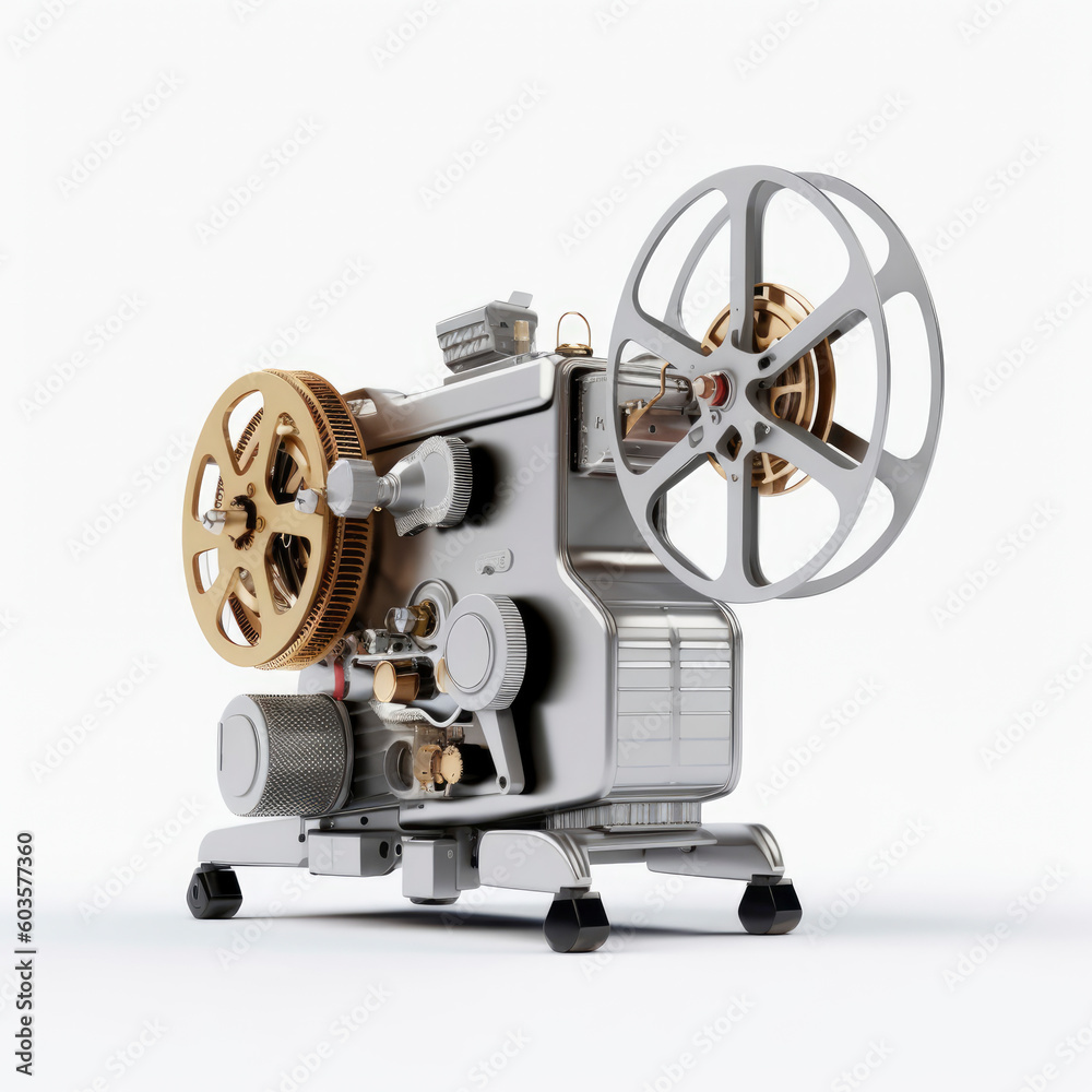 a cinema projector, movies