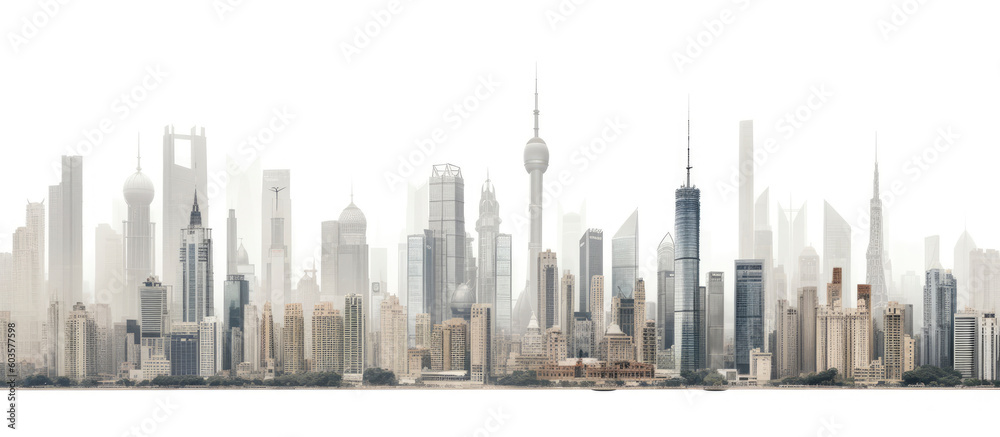 buildings, skyscrapers, skyline in panorama buildings, skyscrapers, skyline in panorama
