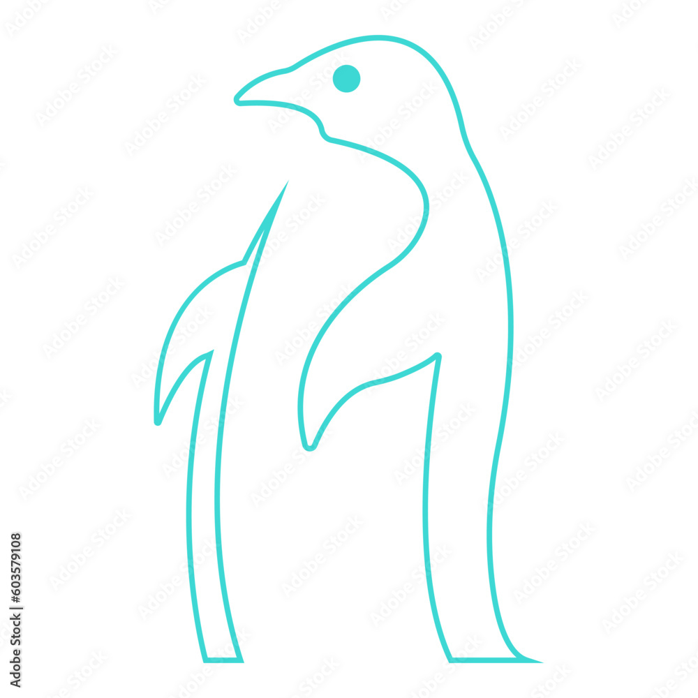penguin icon illustration vector penguin icon illustration vector