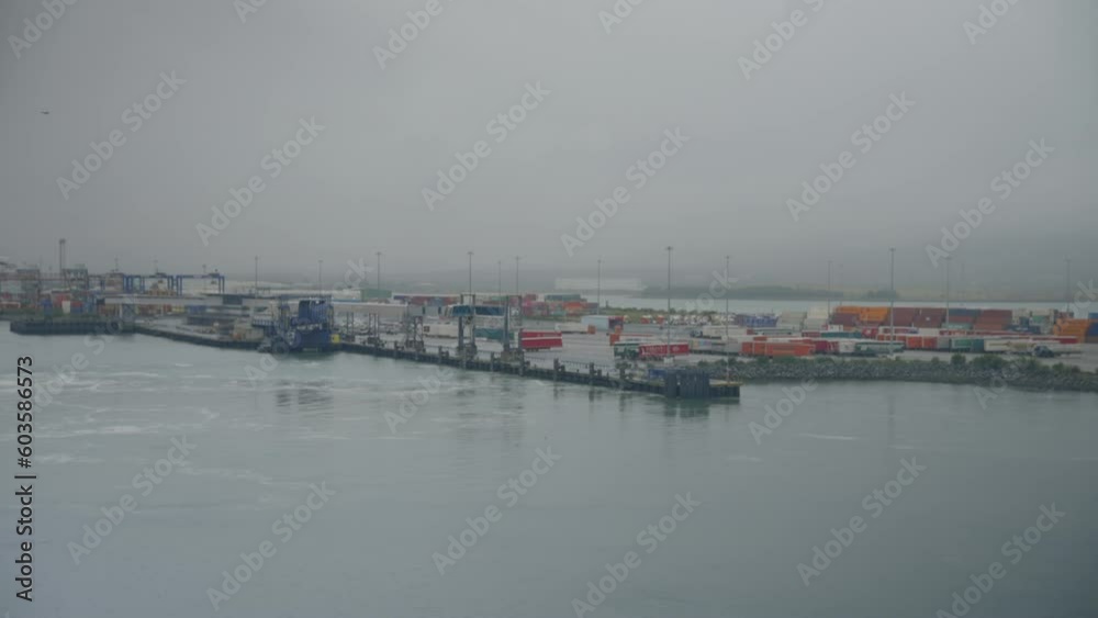 View of Stranraer Port from the Ferry View of Stranraer Port from the Ferry