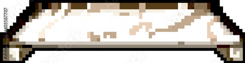 natural marble tray game pixel art retro vector. bit natural marble tray. old vintage illustration