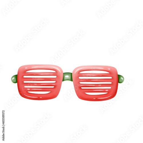 red sunglasses 