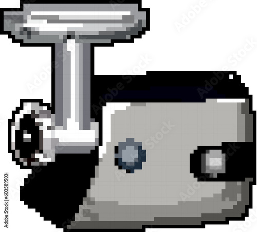 equipment meat grinder game pixel art retro vector. bit equipment meat grinder. old vintage illustration