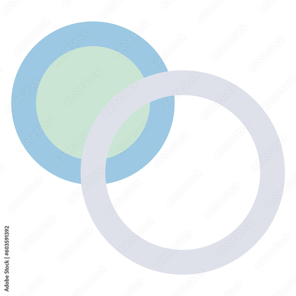 Obraz premium simple circle frame