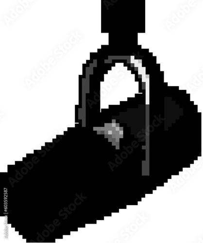 studio mic microphone music game pixel art retro vector. bit studio mic microphone music. old vintage illustration