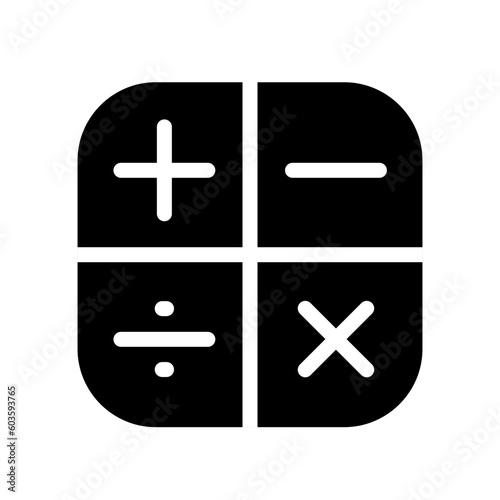 Math Education Science Solid Icons and Symbols Png Illustrator