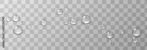 Vector drops of water. Drops png. Drops on the surface, on the glass png. Drops after rain. Condensation on the surface, on the glass.