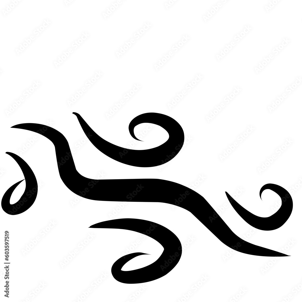 Doodle wind illustration vector Doodle wind illustration vector