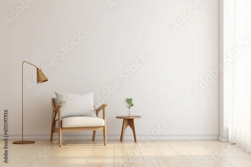 white chair in a room