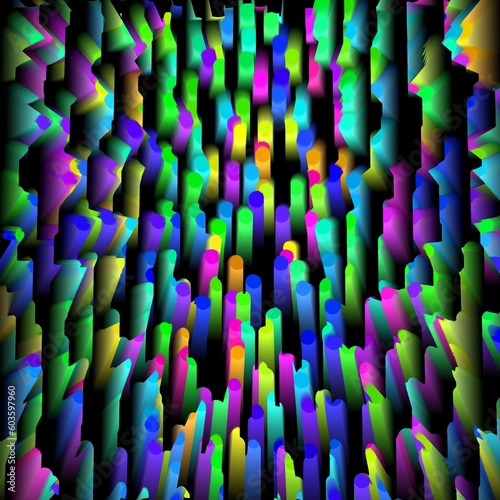 Illustration abstract kaleidoscope, lime green, forest green, emerald green, rgb. Good for symmetrical, floral, or paisley patterns with shades of green. Fit for painting, backdrop, wall art, canvas.