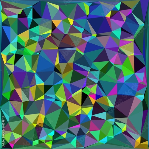 Illustration abstract kaleidoscope, lime green, forest green, emerald green, rgb. Good for symmetrical, floral, or paisley patterns with shades of green. Fit for painting, backdrop, wall art, canvas.