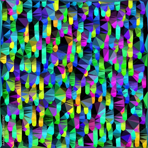 Illustration abstract kaleidoscope, lime green, forest green, emerald green, rgb. Good for symmetrical, floral, or paisley patterns with shades of green. Fit for painting, backdrop, wall art, canvas.