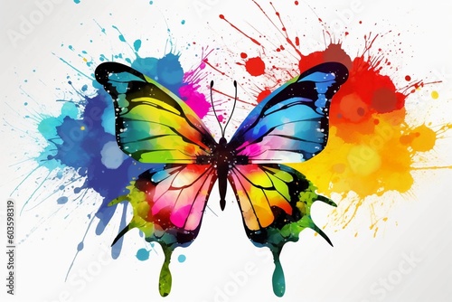 butterfly watercolor © Lucas
