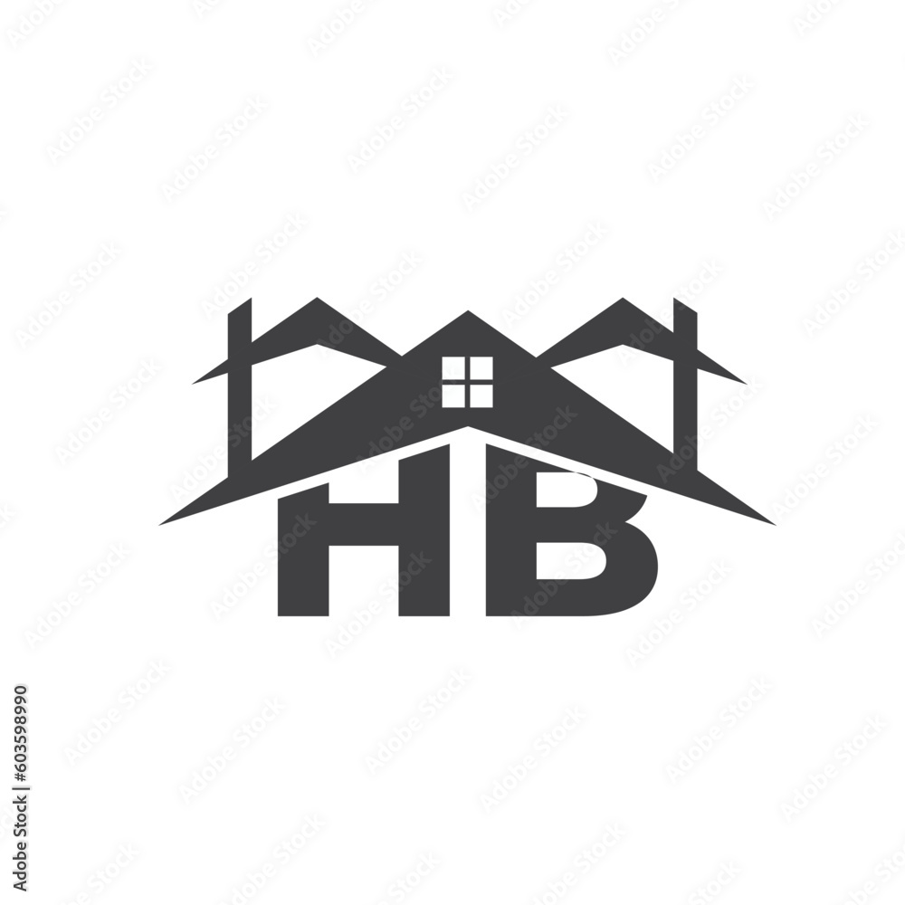 Initial letter HB real estate logo design template HB home or house letter logo
Initial letter HB real estate logo design template HB home or house letter logo